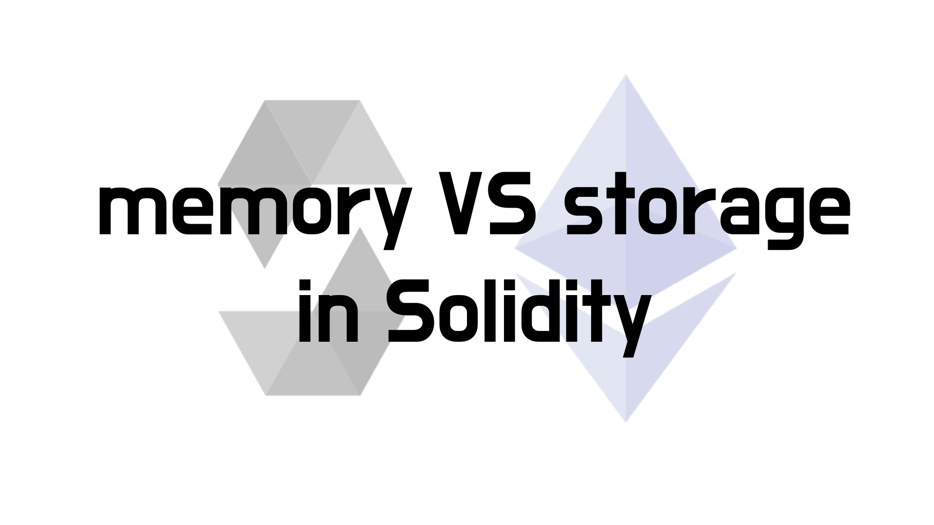 Rules of memory VS storage in Solidity