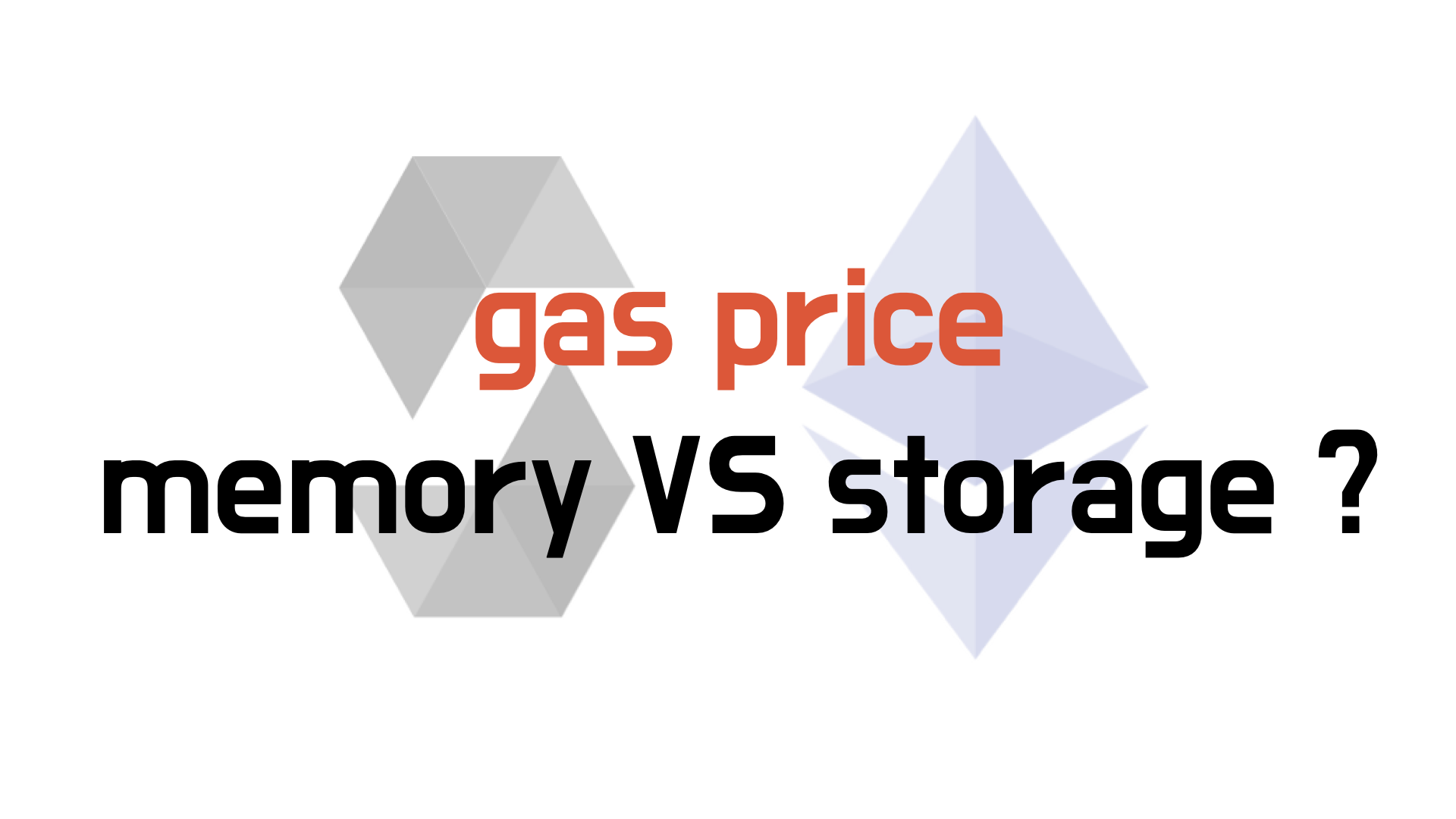 Total gas is really smaller in using memory?